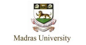 Madras university recruitment 2021