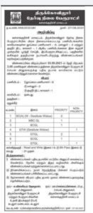 Thirukovillur Municipality Recruitment 2021